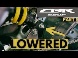 Lowering A Honda CBR650FA: Part 1