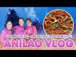 Anilao Getaway: Snorkeling + Beach Side Cooking | Nalji Bokkeum (낙지볶음) | Grace Lee TV