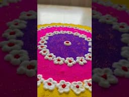 Rangoli made by me ☺️