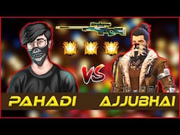 AJJUBHAI VS PAHADI AWM CHALLANGE | AJJUBHAI VS PAHADI FREE FIRE GAMEPLAY | MIRCHI GAMING