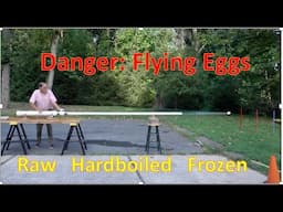 Egg Cannon   400+ mph  raw hardboiled frozen Comparison