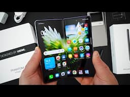 TECNO Phantom V Fold2 Unboxing, Hands-On & First Impressions! (Blue LOEWE.)