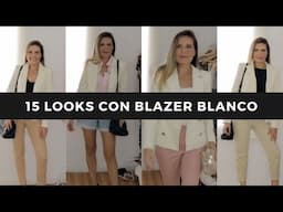 15 Looks con Blazer Blanco