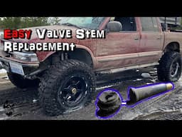 Quick And Easy Valve Stem Replacement - No Need To Remove The Tire!