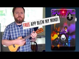 Can I play Purple Rain Solo on ukulele using only FREE APPS? (Prince Cover)