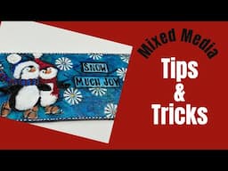 Mixed Media Art Journal  Tips and Tricks #artjournal #mixedmedia