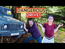 DANGEROUS DRIVE! & Beach Clean By Our Cottage On The Isle Of Skye - Ep88