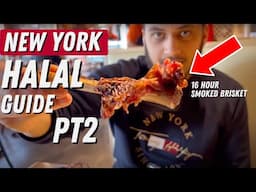 New York Halal Guide PT2┃Muslim Friendly Guide (Giant Turkey wings, Halal Brisket, Pastrami & More!)