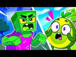 Minecraft Story 🤩 Avocado Baby VS Zombie! 🧟‍♂️ || Best Stories for Kids by VocaVoca Stories 🥑💖