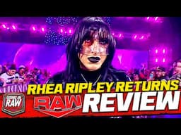 Rhea Ripley Returns For WAR GAMES | WWE Raw 11/18/24 Review