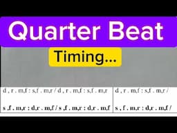 C24- How to sing Quarter Beat - WhatsApp +2349130312900