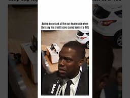 KEVIN HART IS SHOCKED ABOUT HIS CREDIT SCORE #shorts #creditscore #kevinhart