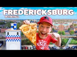 The BIGGEST Pizza Slice Ever & More Things To Do In Fredericksburg VA