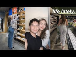 VLOG • grocery restock day, dates w/ jai, how I lightened my underarms 🛒🥬✨  | Andrea Angeles