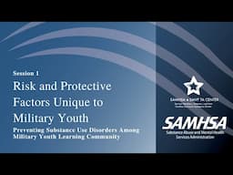 SMVF: Risk and Protective Factors Unique to Military Youth