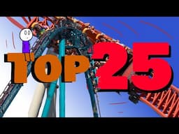 The Top 25 BEST COASTERS in the US (2024)