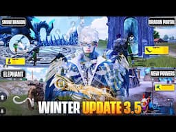 😱 SNOW DRAGON BOSS FIGHT NEW 3.5 UPDATE BGMI - WINTER MODE 🔥- LegendX