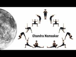 Chandra Namaskar|Step by Step Moon Salutation |Lunar Yoga|San Yoga Studio