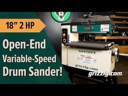 Sanding Made Easy: G0458ZX 18" Drum Sander | Ultimate Precision & Portability