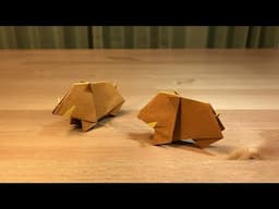 How to make an Origami Boar