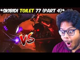 TITAN TV MAN vs ASTRO TOILET 😱 Skibidi Toilet Ep 77 (Part 4) REACTION