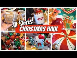 DOLLAR TREE | ALDI | HOMEGOODS AND MORE CHRISTMAS HAUL! | CHRISTMAS DECORATIONS 2024