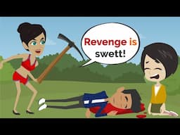 Revenge is SWEET! Goodbye Martin ... | Basic English conversation | Learn English | Like English