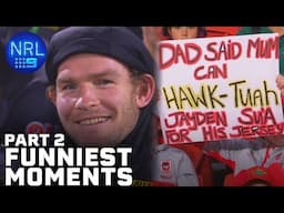 Funniest moments from the 2024 NRL Premiership season: Part 2 | NRL on Nine