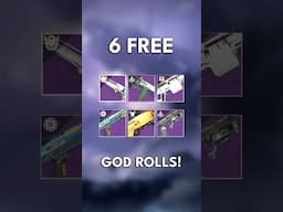 GET FREE GOD ROLLS IN DESTINY 2!