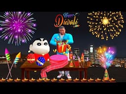 Franklin And Shinchan Celebrate Happy DIWALI & Decorate Franklin House In GTA V