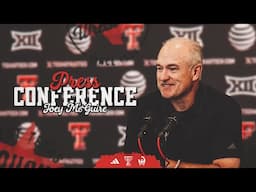 Texas Tech Football vs. Oklahoma State: Joey McGuire Post Game Press Conference | Nov. 23, 2024