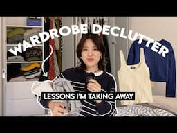 7 WARDROBE LESSONS I learnt from decluttering | Closet Update & Tips