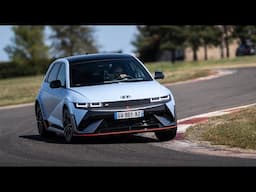 La Hyundai Ioniq 5 N à Magny Cours Club (e-shift mode on VS off)