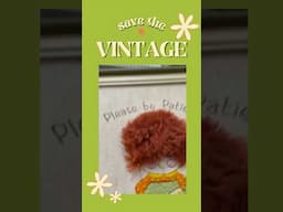 Would you save this vintage? #vintage #thrifting