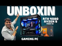 Gifted By Dad Unboxing Gaming Pc Setup Rs-400000 | RYZEN9 RTX4080 | Gaming Pc Wala