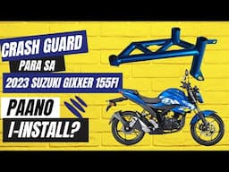 New Bike Gixxer 155FI Crash Guard Trellis Installation 2023