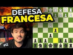 Joguei a  FRANCESA contra um INICIANTE no chess.com! Confira....