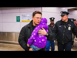 Elon Musk SPOTS 5-Year-Old Girl Alone In The Bus, What Happens Next Will Melt Your Heart