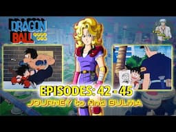 DRAGON BALL series TELUGU Episodes 42 - 45 | GOKU's journey to find BULMA |Telugu Anime Sensei