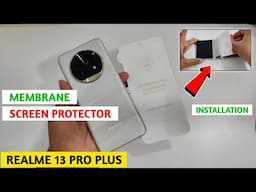 Realme 13 Pro Plus 5g Membrane Screen Protector Installation | Realme 13 Pro Plus Screen Protector