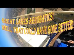 Great Lakes Biplane Aerobatics  and Patterns and some interesting Aerobatics!