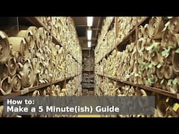 How to make a 5-minute(ish) guide to just about anything!