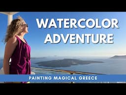 Discovering Greece: Watercolour Painting Adventures with Angela Fehr and The Blue Walk