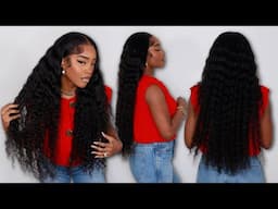 *Low Maintenance Natural Curls* Super Gorgeous 30" Loose Deep Wave Wig Install Ft WIGGINS Hair