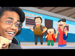 HardToonz INDIAN FAMILY TRIPS PARODY Animations😂