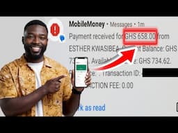 How To Make Over 600 Cedis In Ghana Through Mobile Money || Make Money Online In Ghana 2024/2025