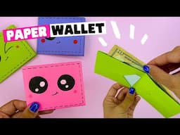 Easy NO GLUE origami paper WALLET [DIY origami wallet]