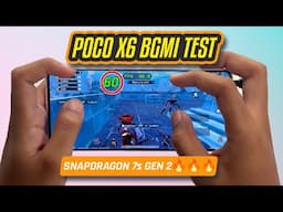 POCO X6 BGMI TEST | Snapdragon 7s Gen 2 🔥