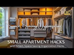 Luxury Space on a Budget: Transform Your Small Apartment with Smart, Space Saving Organization Hacks