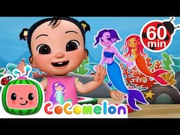 Mermaid Swimming Song! - Singalong! + More CoComelon Nursery Rhymes & Kids Songs | Dance Party Mix!